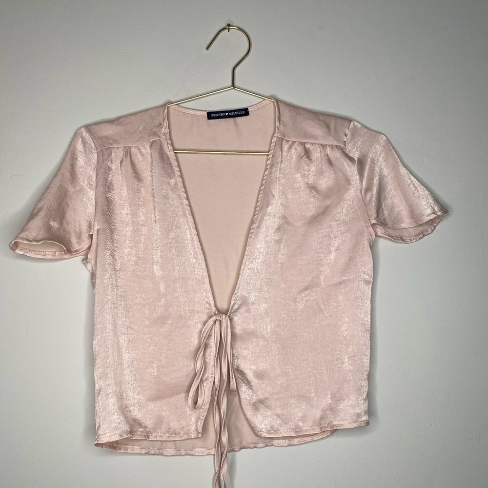 Brandy Melville Silk Top